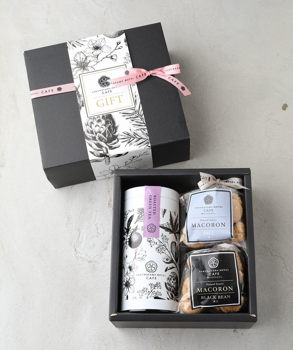 静岡天空のほうじ茶とマコロン箱ギフト